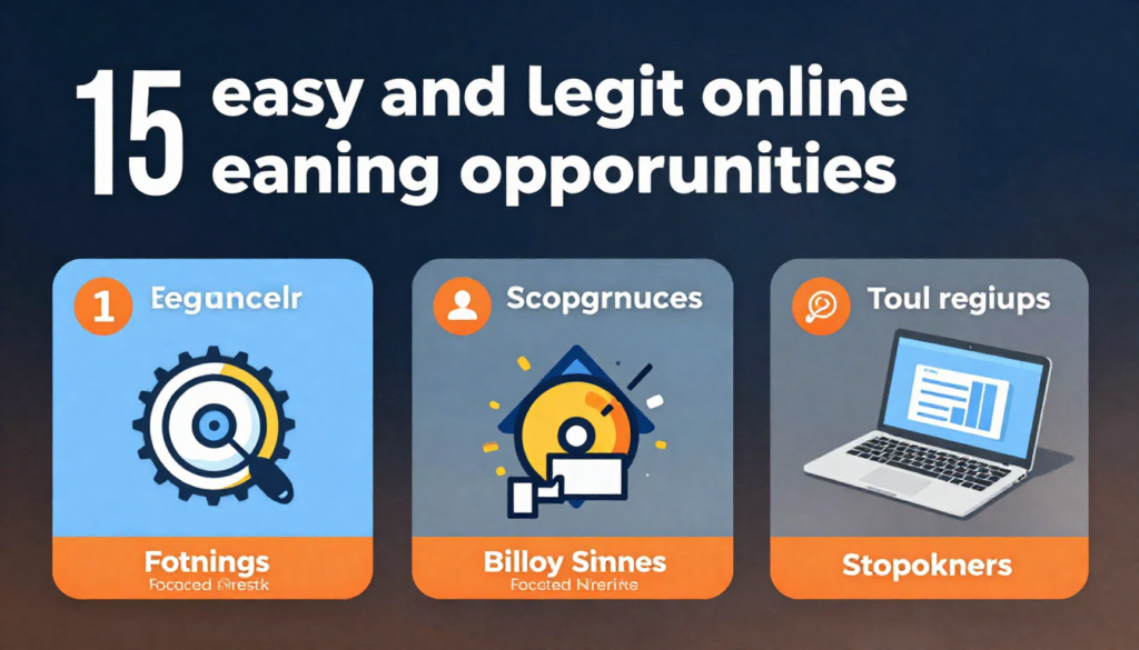 magnific 15 easy and legit online earning opportunities foc 59413
