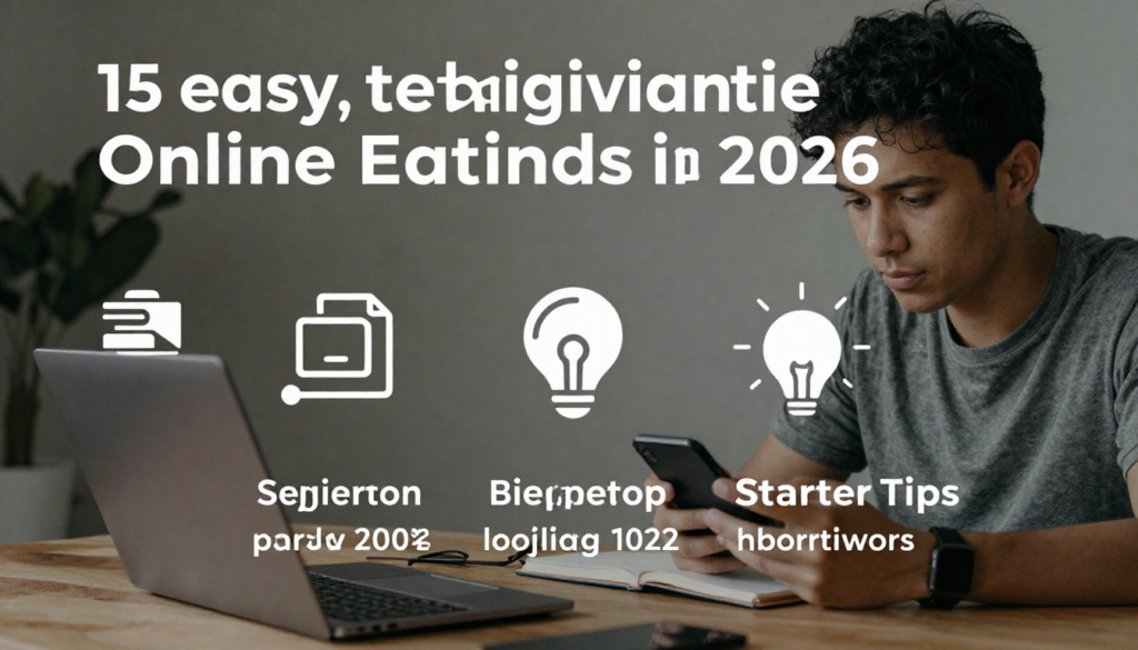 15 Easy & Proven Ways to Earn Money Online for Beginners in 2026