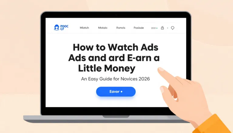 How to Watch Ads and Earn a Little Money | An Easy Guide for Novices 2026